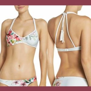 Robin Piccone [ Large ] Camellia Floral Underwire‎ Bikini Top